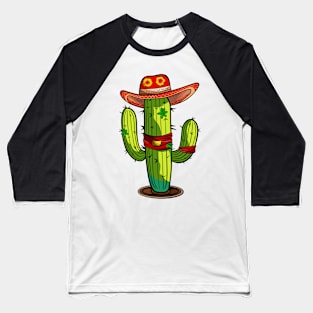 Cowboy Cactus Baseball T-Shirt